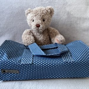 Sac à cake - Bleu étoiles blanches