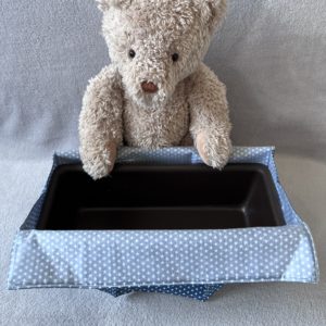 Sac à cake - Bleu étoiles blanches
