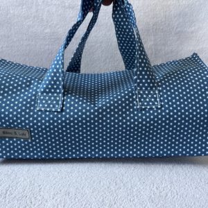 Sac à cake - Bleu étoiles blanches