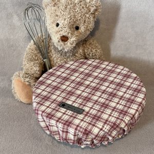 Charlotte alimentaire couvre-plat - Carreaux roses