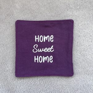 Dessous de verre (Lot de 6) - Coton Aubergine