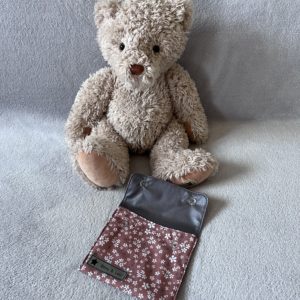 Pochette pour serviette hygiénique lavable toute taille - Fleurs