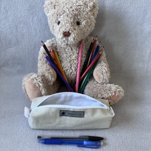 Trousse d'école - Petit format - Modèle beige