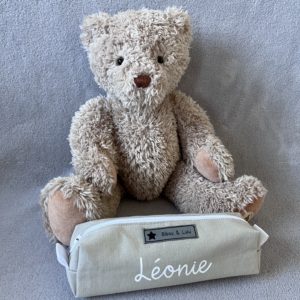 Trousse d'école - Petit format - Modèle beige