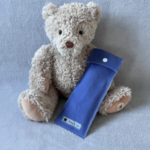 Etui pour brosse à dent et dentifrice - Coton épais - Bleu