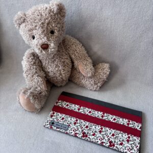 Porte cartes à jouer - Modèle Fleurs rouges
