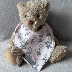 Bavoir bandana - Modèle Animaux ballons