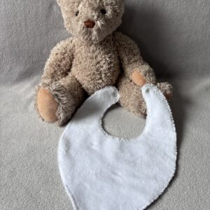 Bavoir bandana - Modèle Nounours étoile coeur