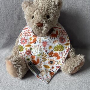 Bavoir bandana - Modèle Animaux de la forêt