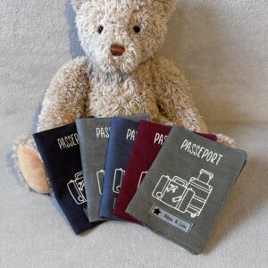 Protège passeport - Collection Ramie 2025 - Raisin