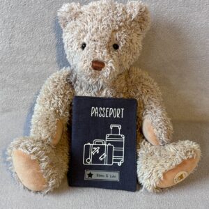 Protège passeport - Collection Ramie 2025 - Raisin
