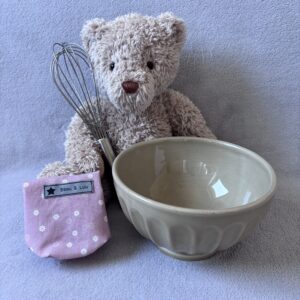 Charlotte alimentaire couvre-plat 18 cm - Rose à fleurs - Bio