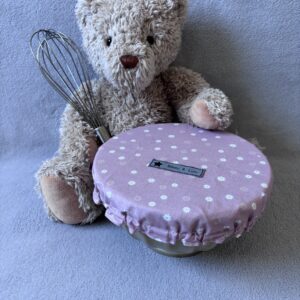 Charlotte alimentaire couvre-plat 18 cm - Rose à fleurs - Bio