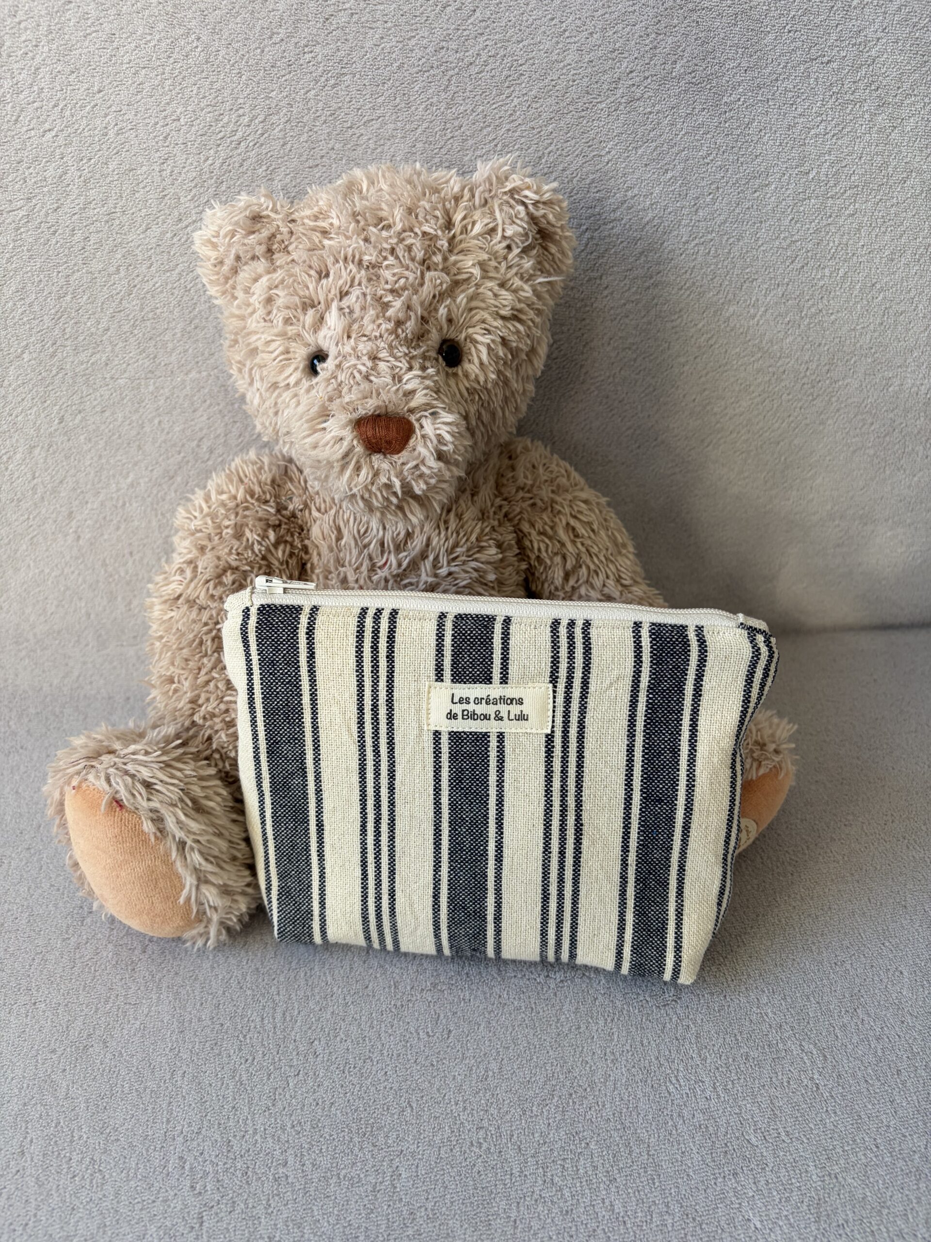 Trousse isotherme - Rayures bleues